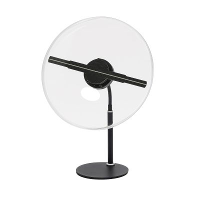 3D Hologram Led Fan Display, Halloween Hologram Projector 3D Holographic Projector with Smart Control, 3D Advertising Hologram Fan with16GB Large-Capacity for Business Store Shop Bar, 12 in