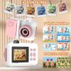 Kids Camera Instant Print, Christmas Birthday Gifts Toys for Girls Boys Age 4 5 6 7 8 9 10 11 12 Years Old,1080P HD Dual-Lens Selfie Digital Camera with 5 Rolls Print Paper Stickers Pens & 32G Card view 2