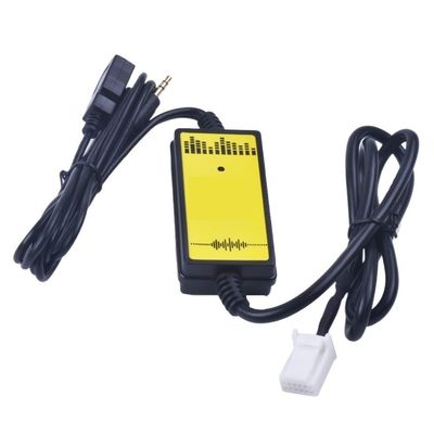 Car CD Adapter MP3 Audio Interface AUX USB Adapter SD 2x6P Connect CD Changer for Toyota for Sequoia for Sienna for Tacoma for Yaris for Lexus
