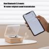 Record Player with Speakers - Wireless Record Player Speaker, Record Player Speakers with Alarm Clock | Vertical Record Player, Smart Turntable Speakers for Beach, Biking, Garage, Yard, Bedroom view 4