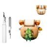 [3 in 1] Silicone Korok Case Compatible with Airpods 4 with Keychain, Cute Cartoon Anime Yahaha Protective Cover with Cleaning Kit Compatible with AirPods 4 with Active Noise Cancellation view 1