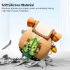 [3 in 1] Silicone Korok Case Compatible with Airpods 4 with Keychain, Cute Cartoon Anime Yahaha Protective Cover with Cleaning Kit Compatible with AirPods 4 with Active Noise Cancellation view 3