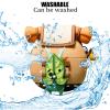 [3 in 1] Silicone Korok Case Compatible with Airpods 4 with Keychain, Cute Cartoon Anime Yahaha Protective Cover with Cleaning Kit Compatible with AirPods 4 with Active Noise Cancellation view 4