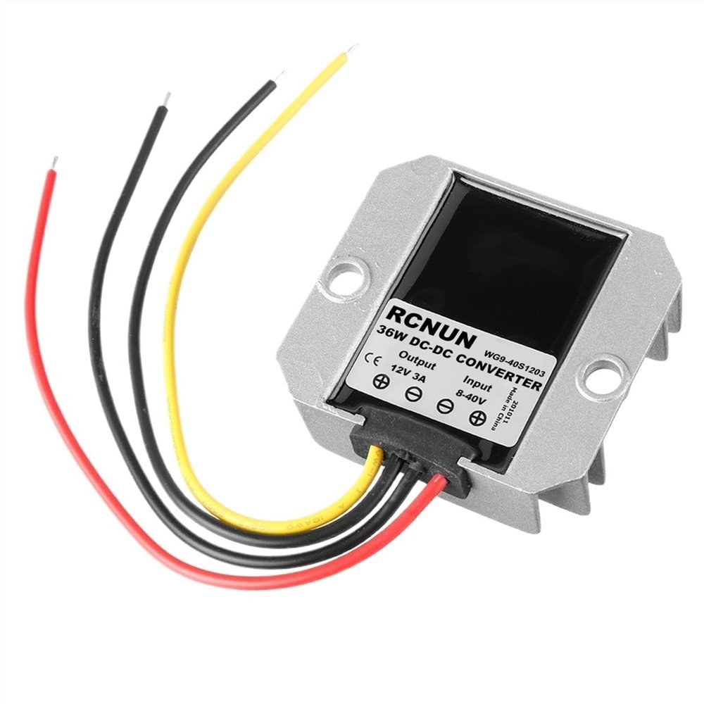 Boost Module 8-40V to 12V 1A 3A 6A Step Down/Up Voltage Stabilizer Regulator 36W DC-DC Converter for Car Solar(8-40V to 12V 3A)