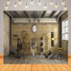 CORFOTO 10x8ft Gym Equipment Backdrop Sports Fitness Room Photography Background Gym Theme Party Home Fitness Room Decor Birthday Photoshoot Background Studio Booth Props view 2