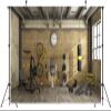 CORFOTO 10x8ft Gym Equipment Backdrop Sports Fitness Room Photography Background Gym Theme Party Home Fitness Room Decor Birthday Photoshoot Background Studio Booth Props view 4