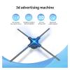 CUIYMXSC 3D Hologram Fan, 3D Advertising Projector WiFi Led Sign Holographic Lamp Remote Advertising Display Support Images and Video view 4