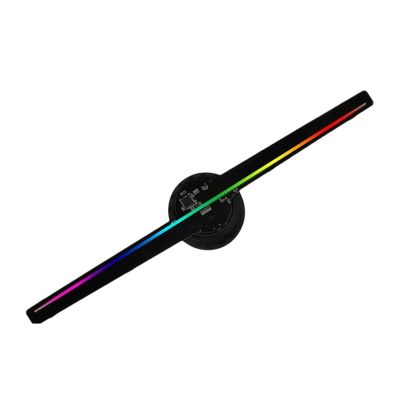 CUIYMXSC 3D Hologram Fan, 3D Fan Hologram Projector 3D Display Advertising Light 224 Beads for Advertising Exhibition
