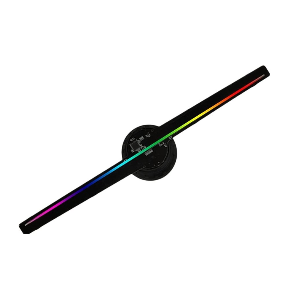 CUIYMXSC 3D Hologram Fan, 3D Fan Hologram Projector 3D Display Advertising Light 224 Beads for Advertising Exhibition
