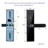 KIEEQGAK Tuya WiFi Smart LockFingerprint Digital Password 13.56mhz Electronic LockKeyless Access Type C USB Smart Home Intelligence view 4