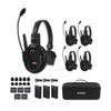 SYNCO XTALK XPro5 Wireless Intercom Headset System 2.4 GHz 500M/1640FT Full Duplex for 5 Person Communication with Noise Cancerllation for Live Show Stage Performance Movie Shoot view 1