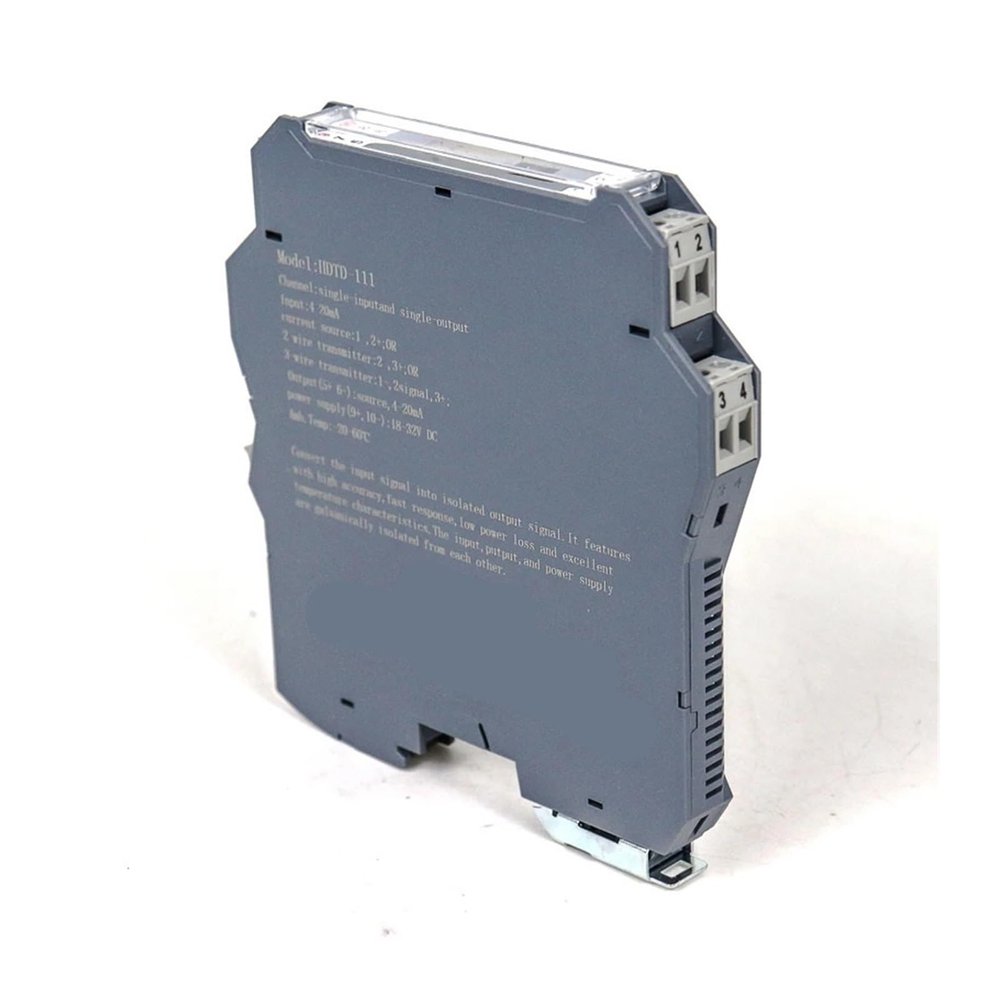 CDMUIIAI 2 in 2 Out 220V Power Supply Isolating Signal Transmitter Dc Input Voltage Output Signal Isolator(4-20MA in_220V_0-20MA)