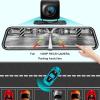 10 Inch Mirror Camera for Car Touch Screen Video Recorder Rearview Mirror Dash Cam Front and Rear Camera Mirror DVR Black Box(Single Len DVR,64G1) view 4