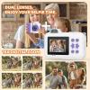 Kids Camera Instant Print, Christmas Birthday Gifts Toys for Girls Boys Age 4 5 6 7 8 9 10 11 12 Years Old,1080P HD Dual-Lens Selfie Digital Camera with 5 Rolls Print Paper Stickers Pens & 32G Card view 4