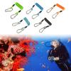 PTILSERY Divings Coiled Lanyard Quickly Release Clip Heavy Antilost Underwaters Spring Coiled Camera for Dive Light view 2