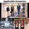 CUIYMXSC 3D Hologram Advertising Display Fan Projector, 3 PCS Splicing Units, Vertical Advertising Machine Rotating Hologram Projection Equipment view 2