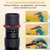 300x40 Monocular Telescope Hd Portable Binoculars Long with Smartphone Holder Tripod for Watching Hunting Hiking Concerts Travell Adults view 4