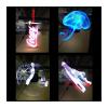 CUIYMXSC 3D Hologram Fan, WiFi App 3D Hologram Fan Advertising Light Led Signboard Board Remote Advertising Display Support Images view 2