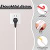 Wall Cord Hider Self Adhesive Wall Cable Concealer Flexible Cable Hider Cover Wire Cover Raceway Wall Cord Cover Hider 3/5/8 Meter for Hiding Cable (8m) view 3