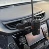 Aurgiarme Vehicle Mount Radio Car Mount for Two Radios Easy to Use Stand Cup Support for Communication Devices view 3