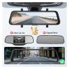 9.66 Inch Car DVR Mirror Rearview Dashcam Carplay Compatible for Android Auto Support Dual Cameras Universal Drive Recorder(None1) view 4