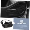 GETAJGHSD 2pcs Car Speaker Cover Splashproof Speaker Adapter Ring Easy to Install Protection Pad for Vehicle Audio System Durable and Dirt-resistant Design view 3