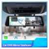9.66 Inch Car DVR Mirror Rearview Dashcam Carplay Compatible for Android Auto Support Dual Cameras Universal Drive Recorder(64G1) view 2