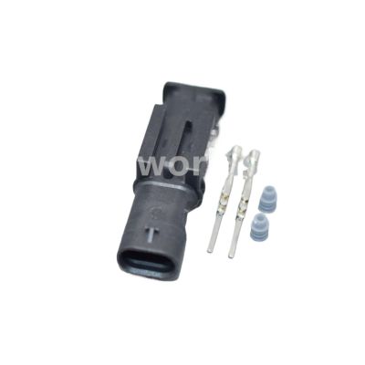 2 Pin 872-857-561/8J0973202/872-863-561 Auto Camshaft Valve p/Lug Auto Cable Connector(1set Male)