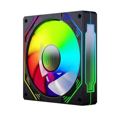 Sirius Power Infinity V2 120mm Case Fan (Reverse Blade) Black ARGB Case Fan