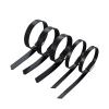 Metal Zip Ties, 304 Stainless Steel, Heavy Duty Self-locking Cable Ties, for Exhaust Wrap, Chain Link Parts, Wire Rolls, Poultry Fence Outdoor (100PCS 18 Inch black) view 4