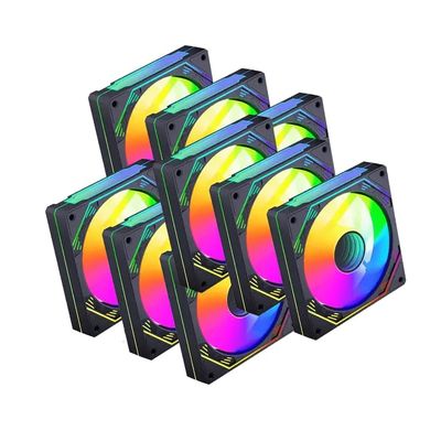 10 Pack Mixed Blade Sirius Power Infinity V2 120mm Case Fan (4 Forward Blade + 6 Reverse Blade) Perfect for The Glass Pc Cases Like Lian Li O11's, Sirius Matrix, NZXT H9, Corsair 3500x.