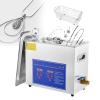 6 L Record Cleaner for Vinyl, Ultrasonic Glasses Cleaner Machine, 180 W Heater Stainless Steel Cleaning Machine, 0-30 Minutes Timer, for Record Store view 1