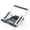 SPXTOM Laptop Stand, Aluminium, Base Laptop, 4 Speed Adjustment, Ergonomic Foldable Notebook Holder, Scratch and Abrasion Resistant, All Laptops Up to 17 Inches(Silver) view 1