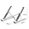 SPXTOM Laptop Stand, Ventilated Cooling, 6 Speed Adjustment, Ergonomic Foldable Laptop Holder, Scratch and Abrasion Resistant, All Laptops Up to 17 in(A) view 2