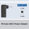 100W 4.5 X 3.0mm Barrel to USB C Adapter, USB C to 4.5mmX3.0mm 19.5V Adapter Made for Dell Inspiron Latitude Series view 2