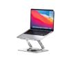 SPXTOM Portable Foldable Laptop Stand, Ergonomic, Carbon Steel, Adjustable Notebook Holder, Skeleton Design, Quick Heat Dissipation, for Products Up to 17 Inches(A) view 1