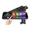 10'' 1080P Car Mirror Dash Cam DVR Rearview Camera Dual Lens Touch Screen Stream Media Night Vision Drive Video Recorder(1080P Wi-fi,32G1) view 2