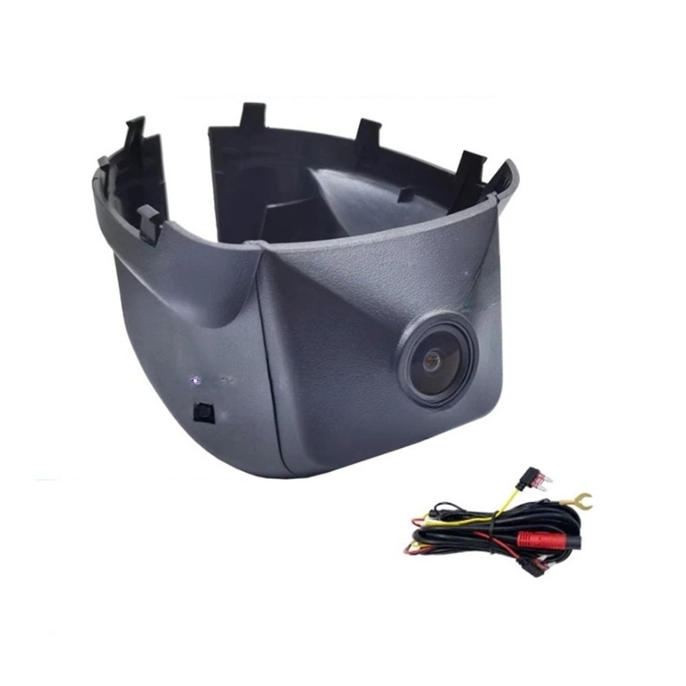 2K 1600P Car Dvr Dash Cam Camera Compatible for VW Compatible for Tiguan 2011-2015 for Compatible for Passat B7 B7L 2011-2014 Driving Recorder(Black One Cam ACC24H,None1)