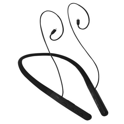 Neckband Wireless Bluetooth Receiver for MMCX IEM, Support LDAC/aptX Adaptive/aptX-HD/AAC/LE-Audio,33 Hours Playtime,Type-C,Waterproof,with HD Mic for Audiophile/Musician/DJ/Gaming (X03 EARHOOK)