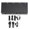 Brilluxa KVM Switch, HDMI Dual Monitor Switch for 3 Computers, 2 Monitors, 4K 60Hz Support, Multimedia Interface Selector, Keyboard and Mouse Control view 1