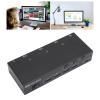 Brilluxa KVM Switch, HDMI Dual Monitor Switch for 3 Computers, 2 Monitors, 4K 60Hz Support, Multimedia Interface Selector, Keyboard and Mouse Control view 2