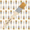 Bates- Chip Brushes, 1 Inch, 36 Pack, 1 Inch Paint Brushes with Ergonomic Wooden Handle, Natural Bristle view 1