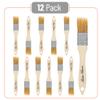 Bates- Chip Paint Brushes, 1-Inch, 12 Pack, Natural Bristle view 2