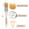 Bates- Chip Paint Brushes, 1-Inch, 12 Pack, Natural Bristle view 3