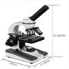 Microscope Student Microscope Magnification Microscope Student Monocular Microscope Optical Microscope 1600X Learning Tool for Bioscience Research High Precision and Clarit view 2