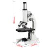 Monocular Optical Microscope Prepared Slides for Beginners Full Kit Accessories (Size : Student Model 4000X) (Student Model 1280X) view 2
