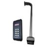 KPW5 wireless Gate keypad & Steel 48" Gooseneck Pedestal Black view 1