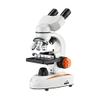 Compound Binocular Microscopes WF10x and WF25x Eyepieces LED Illumination Magnifier for Student Adult Laboratory view 1