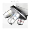 Compound Binocular Microscopes WF10x and WF25x Eyepieces LED Illumination Magnifier for Student Adult Laboratory view 2