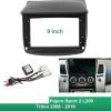 9 Inch Car Fascia Radio Panel DVD Frame Dash Kit Install Adapter Console Compatible with Mitsubishi Pajero Sport 2 L200 Triton 2008-2016(Frame with canbus) view 4